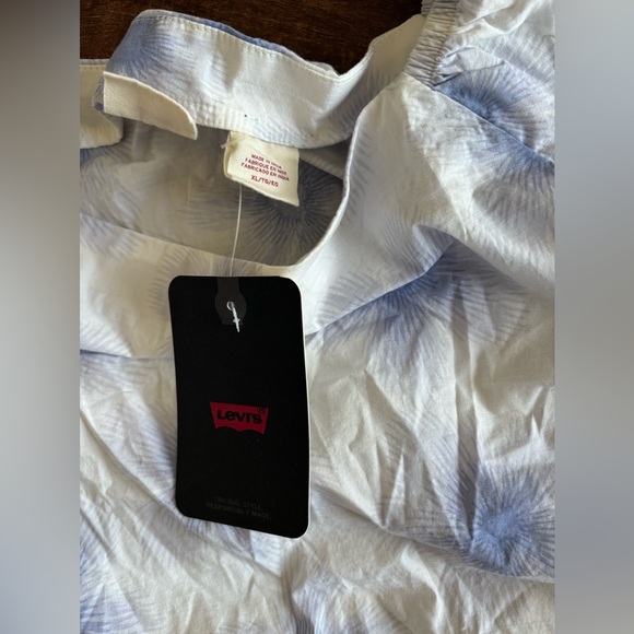 NWT | Levi's Daphne Scrunchie Blouse Starburst Cool Dusk | XL - Picture 2 of 10